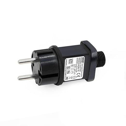 CZJUTAI LED Trafo IP44 Netzteil für Weihnachtsbeleuchtung mit EU Stecker - Schraubsockel - Schalt-Mo