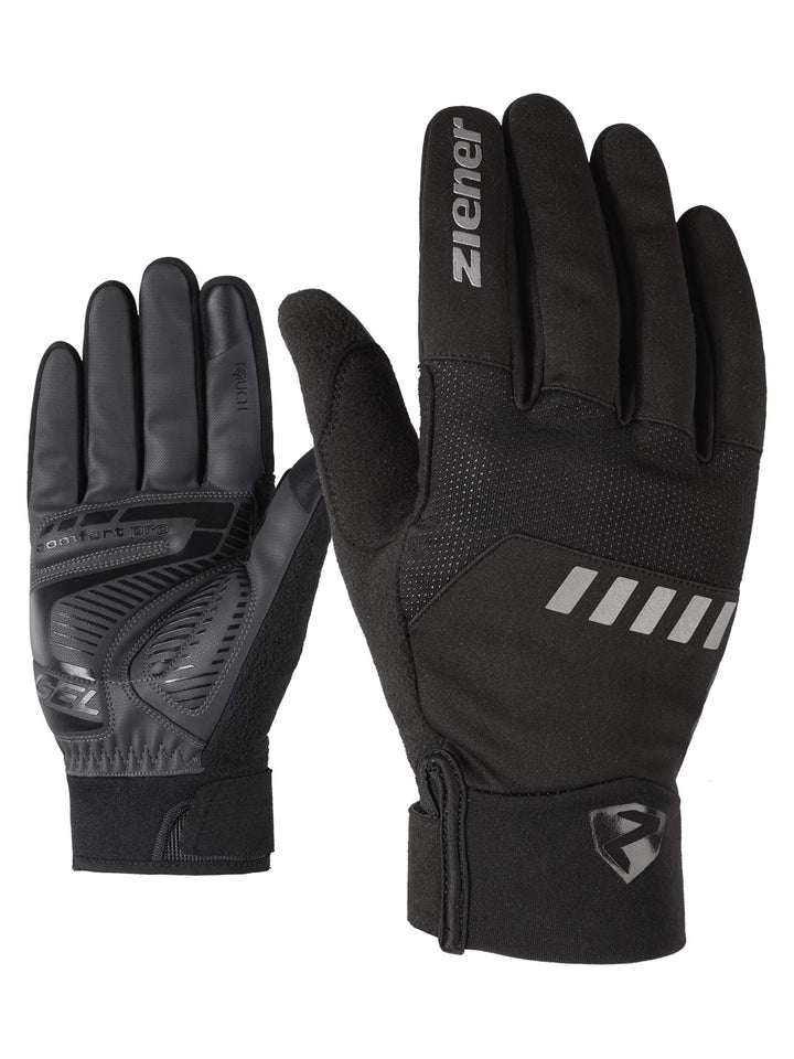 Ziener Dallen Touch Long Fahrrad, Mountainbike, Radsport-Handschuhe | Langfinger Mit Touchfunktion-A