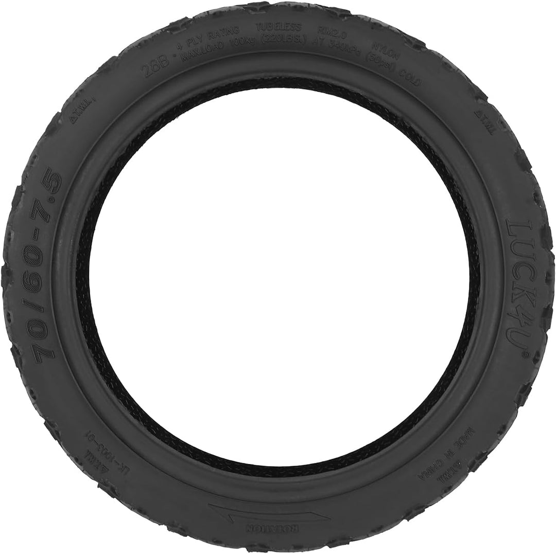 70/60-7,5 Schlauchloser Reifen für Segway Ninebot ZT3 Pro/ZT3/G3, 11 Zoll Tubeless Reifen, Verdickte