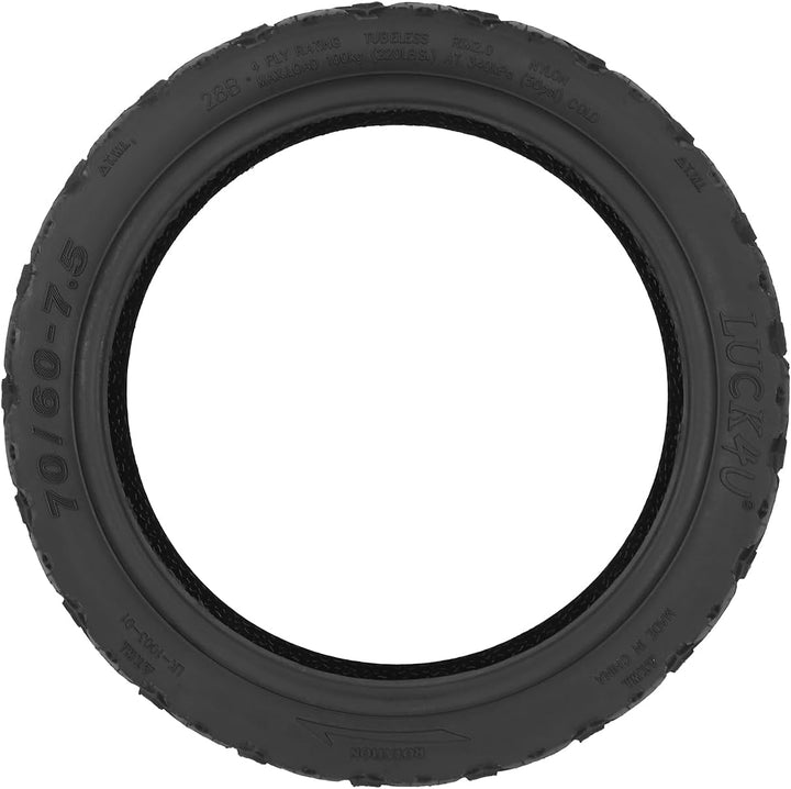 70/60-7,5 Schlauchloser Reifen für Segway Ninebot ZT3 Pro/ZT3/G3, 11 Zoll Tubeless Reifen, Verdickte