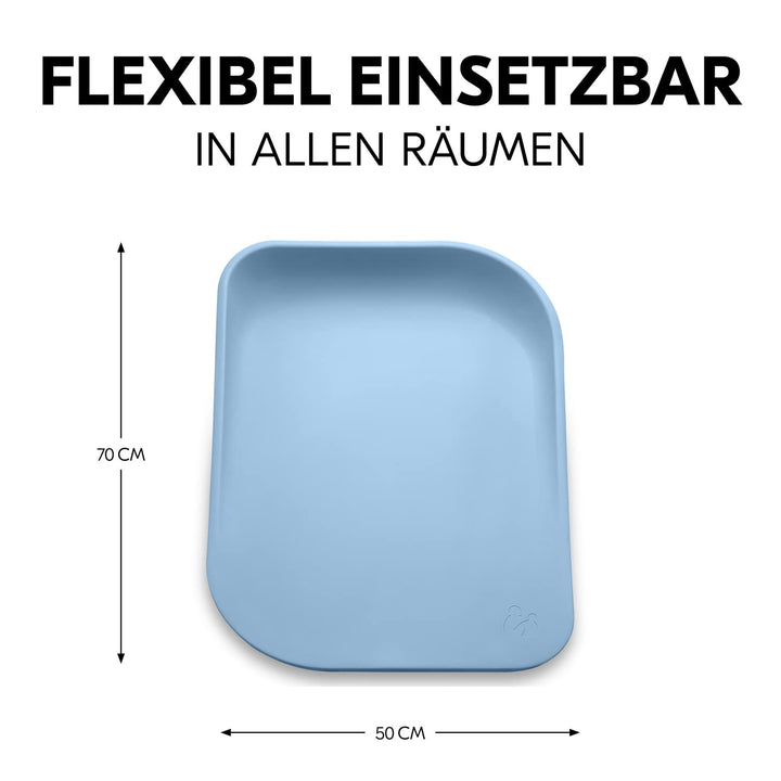 hauck Baby Wickelauflage Change N Clean, Keil Wickeltischunterlage 50 x70 cm, Wickelmatte Schadstoff