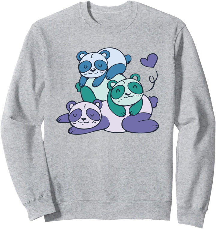 Pandabär, niedlicher Schlaf Sweatshirt