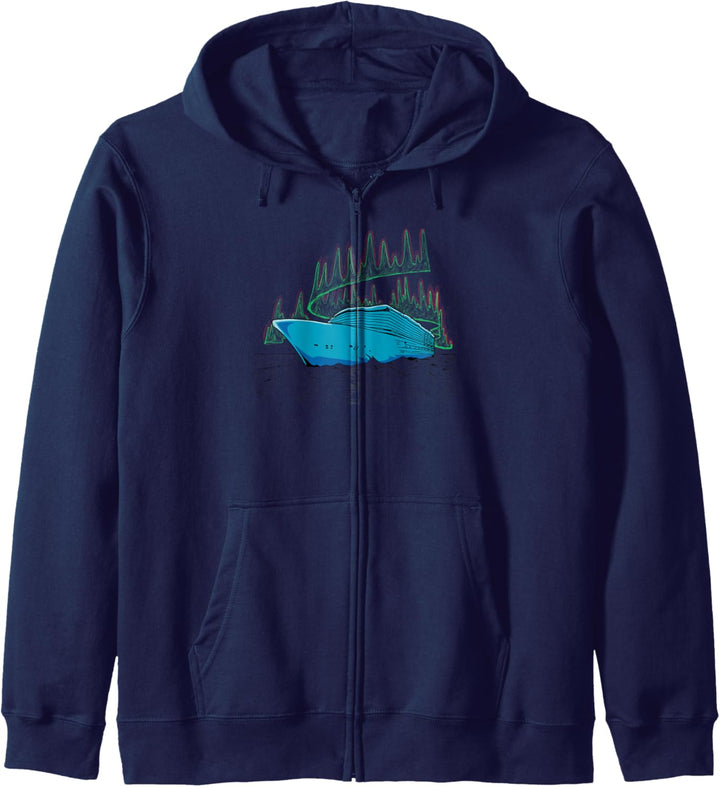 Polarlichter Kreuzfahrt Kapuzenjacke