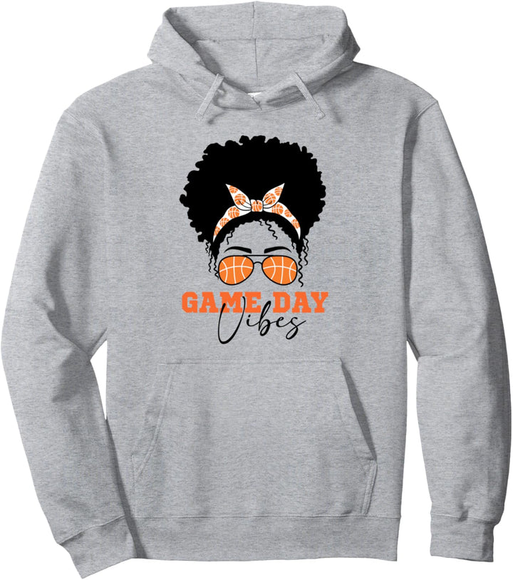 Basketball Mom Messy Bun Basketball Mama Muttertag 2023 Pullover Hoodie