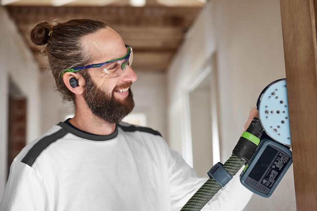 Festool Akku-Exzenterschleifer ETSC 2 150-Basic mit M8 Schleifteller D:150mm MULTI-JET-Stream 2 (wei