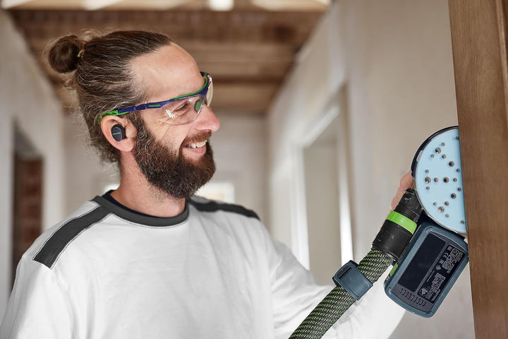Festool Akku-Exzenterschleifer ETSC 2 150-Basic mit M8 Schleifteller D:150mm MULTI-JET-Stream 2 (wei