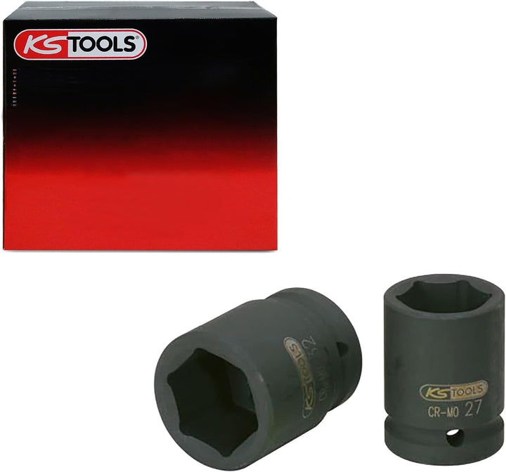 KS Tools 515.1370 3/4" Sechskant-Kraft-Stecknuss, kurz, 70mm