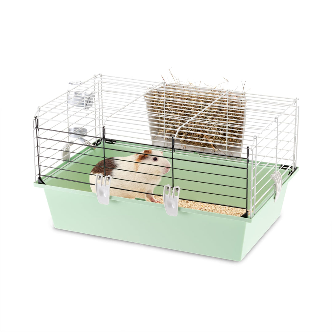 Ferplast Meerschweinchenkäfig, Kleintierkäfig, CAVIE 60 Kleintierzubehör inklusive, 58 x 38 x h 32 c