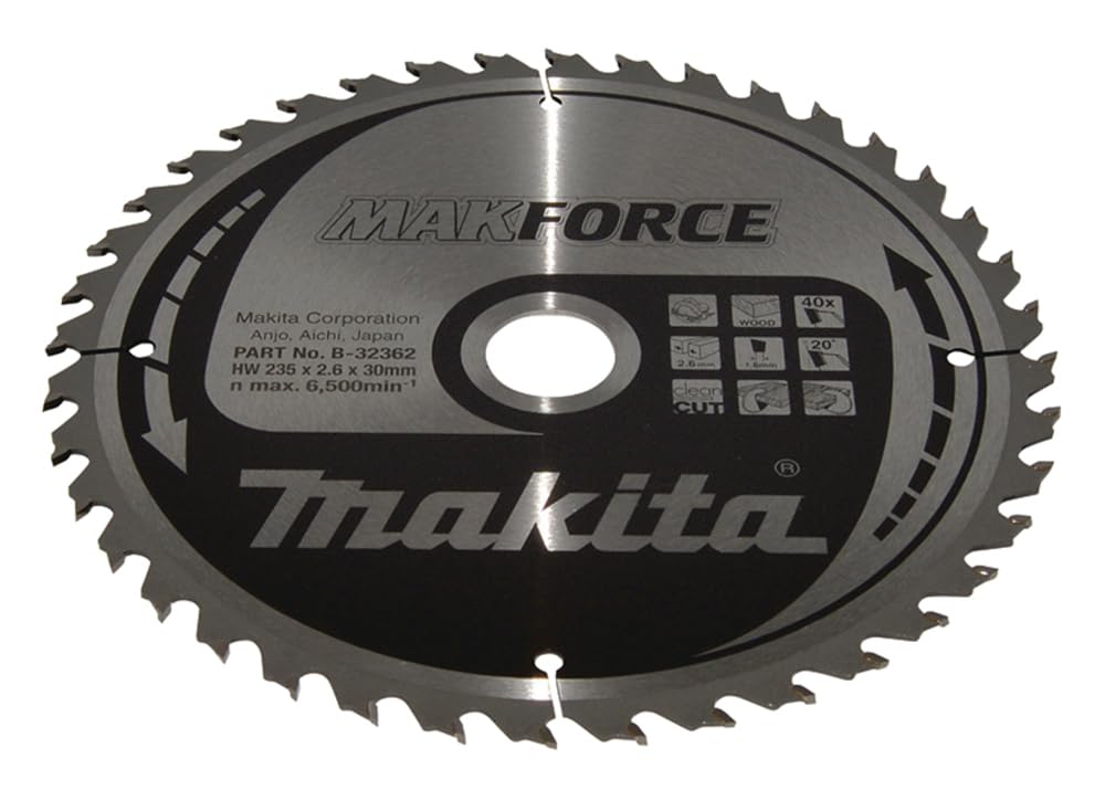 Makita MakForce Saegeblatt, 235 x 30 mm, 40Z, B-32362