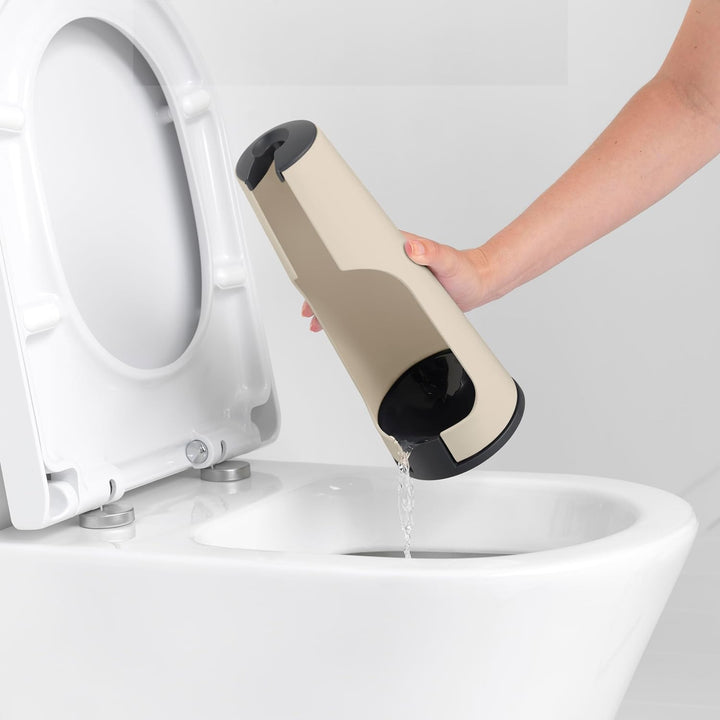 Brabantia - Renew Toilettenbürste & Halter - Hygienische Bürste - Reinigt unter dem Rand - Rutschfes