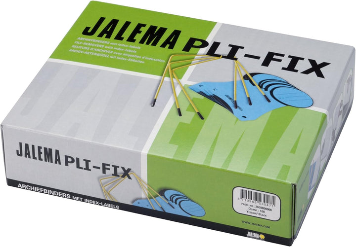 Jalema Pli-Fix Archivbinder 2639800000, Füllvermögen circa 700 Blatt, 100er Packung, 88 mm Lochung,