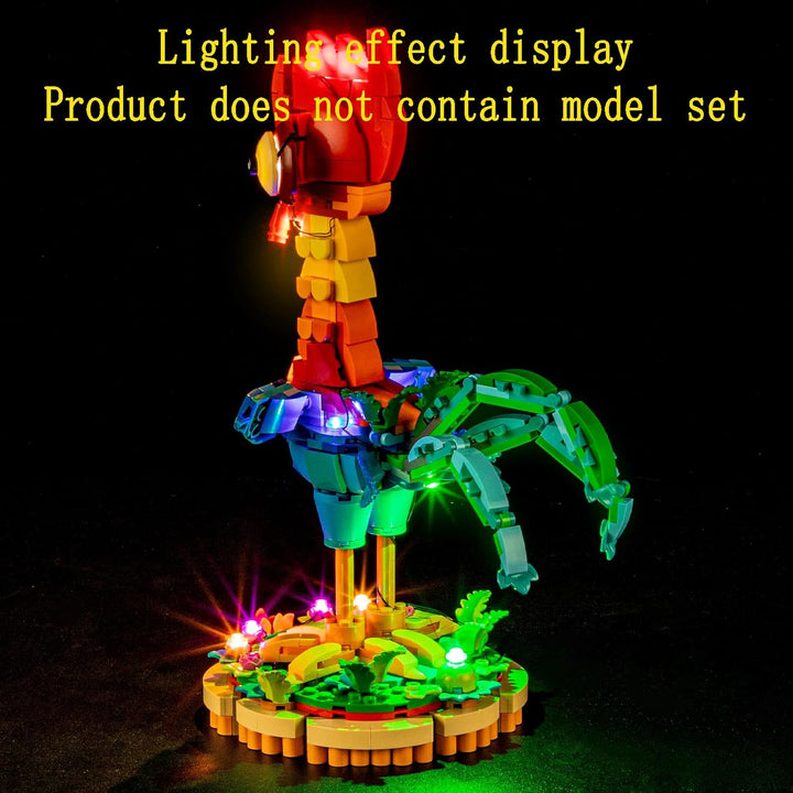 GEAMENT LED Licht-Set Kompatibel mit Lego Disney Heihei 43272 Bausteine Modell (Modellsatz Nicht ent