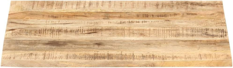 vidaXL Mangoholz Massiv Tischplatte Massivholzplatte Holzplatte Ersatztischplatte Holz Platte für Es