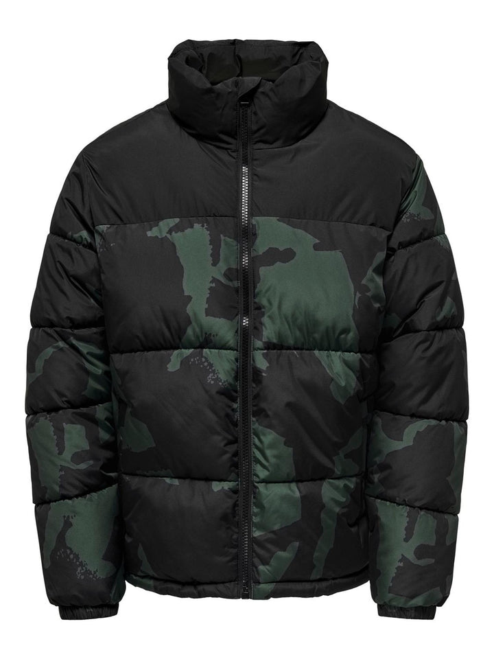 Only & Sons Male Daunenjacke ONSMELVIN Daunenjacke L Darkest Spruce, L Darkest Spruce