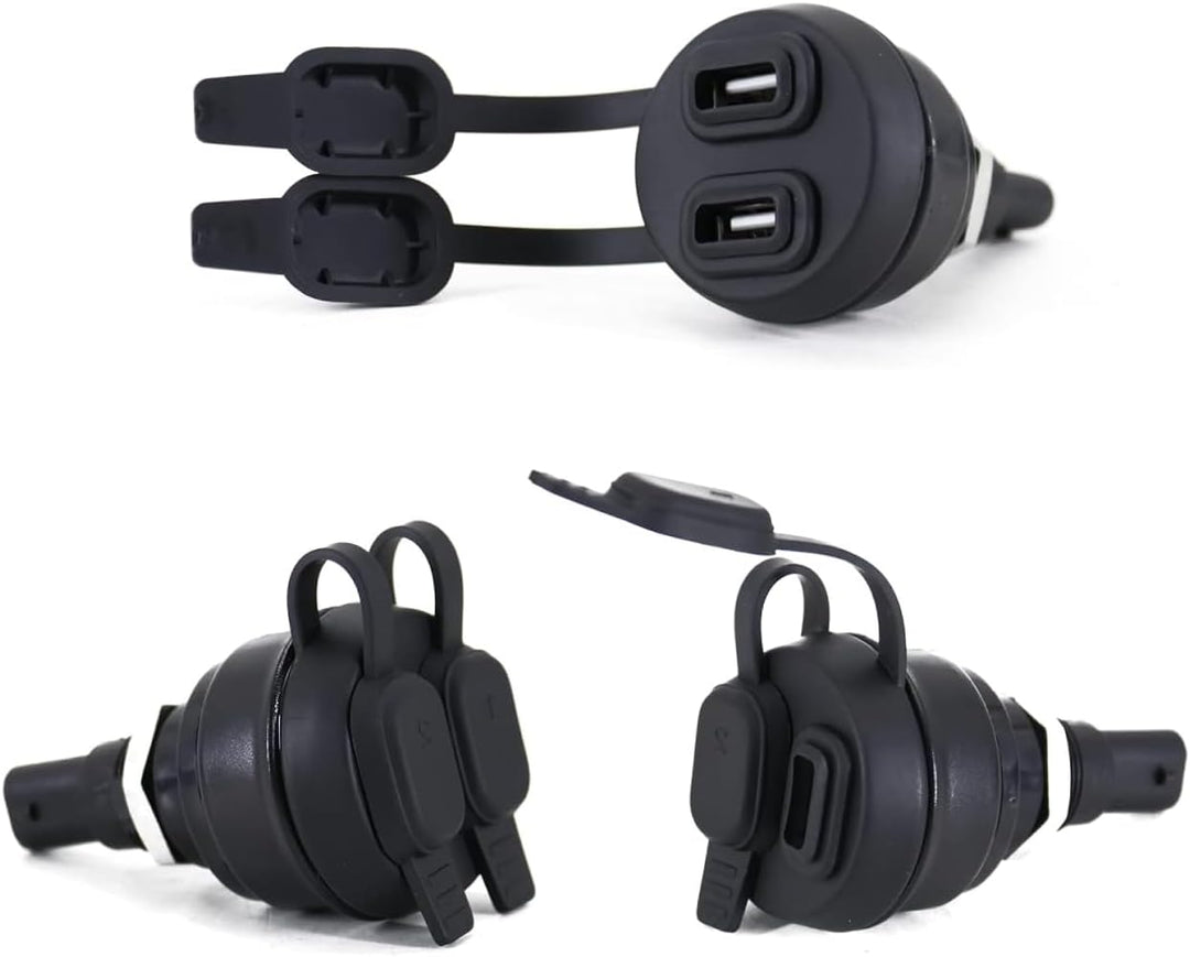 5 V USB-Ladegerät für Motorrad, Netzadapter mit zwei Anschlüssen für BMW R1200GS R1250GS R1250RT R12