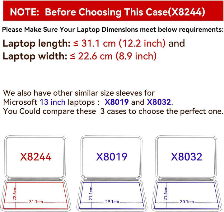 Smatree Hard Eva Schutzhülle Tasche Kompatibel für 13,5 Zoll Microsoft Surface Laptop 5, Microsoft S