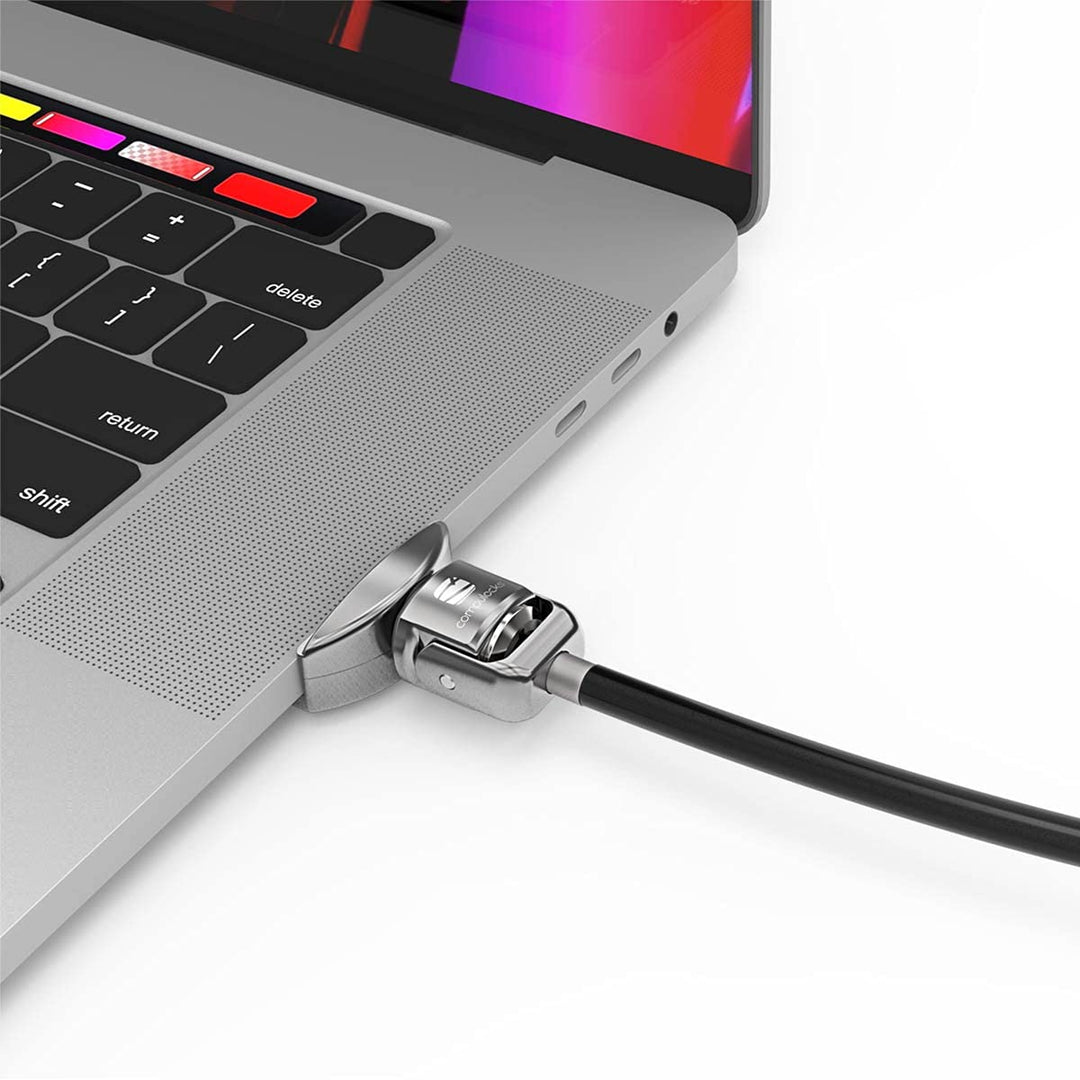Maclocks Ledge MacBook Pro 16" Schlossadapter mit verschlüsseltem Kabelschloss, MBPR16LDG01KL-2