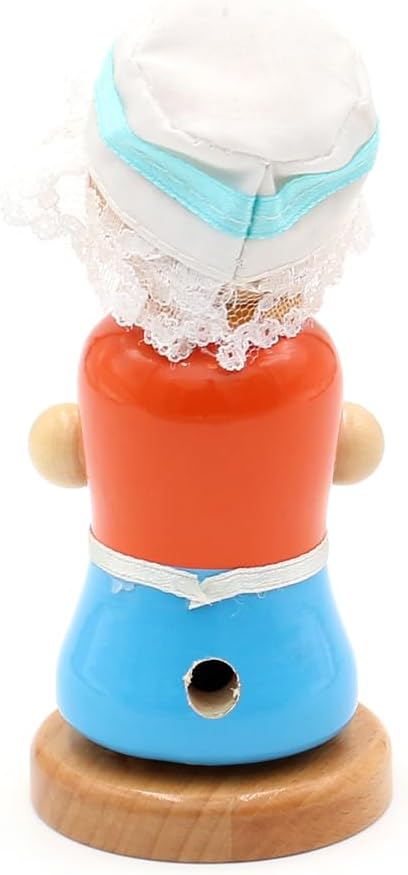 Dekohelden24 Holz Räuchermann, Räucherfigur, Rauchfigur, Räuchermännchen als Märchenfigur Grossmutte