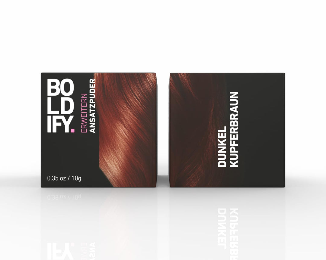 BOLDIFY Ansatzpuder ﻿Grosspackung - Haar Concealer zur Haarverdichtung für Frauen und Männer, Grauab