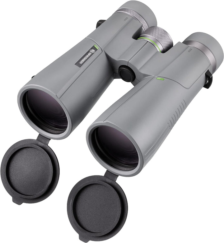 Bresser Fernglas 12x50 Wave, wasserdicht, mit hoher Vergrösserung, BaK-4-Glas, UR-Vergütung und Bril
