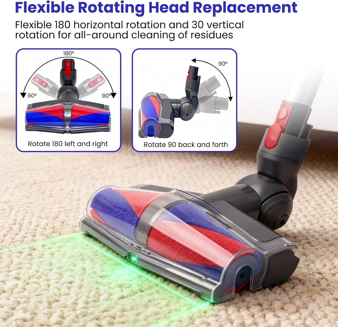 Bürste Soft-Walzenkopf kompatibel für Dyson V7 V8 V10 V11 V15 SV10 SV11 SV12 SV14 Akku-Staubsauger,