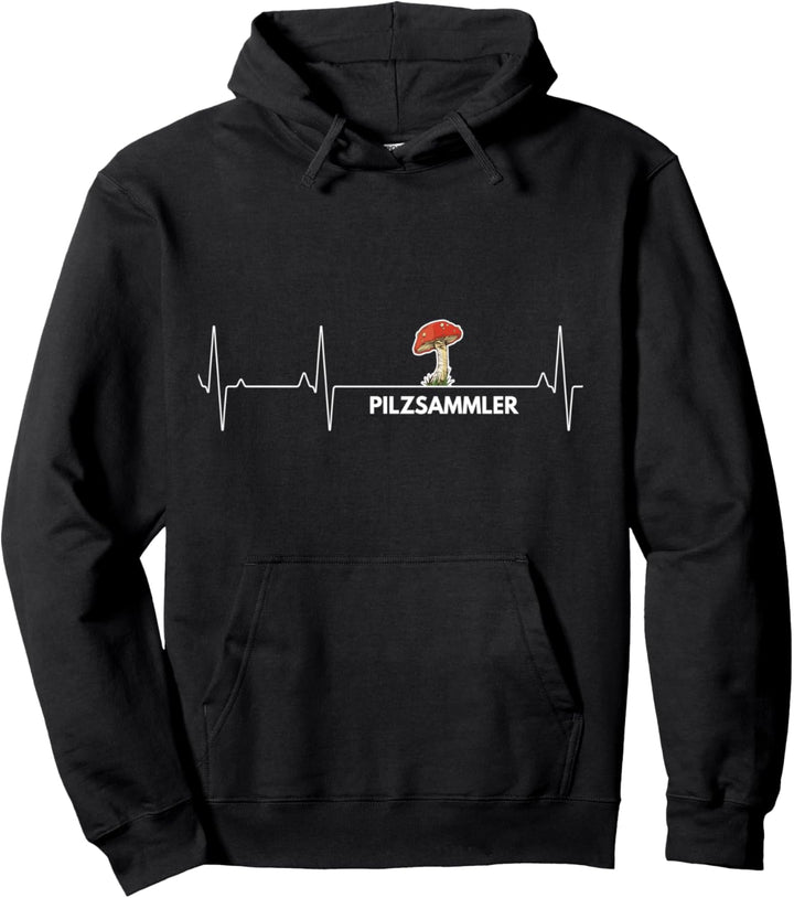 Pilze Herzschlag Pilz Wald Natur Geschenk Pullover Hoodie