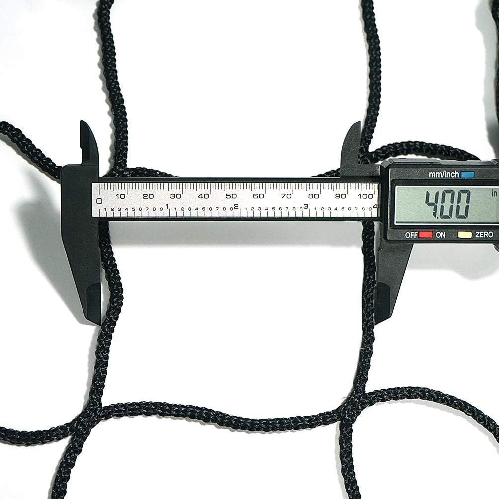 Aoneky Fussball Backstop Netz 3x3M/ 3x6M | quadratisches Netz 10x10cm No Knot | Fussball-Containment