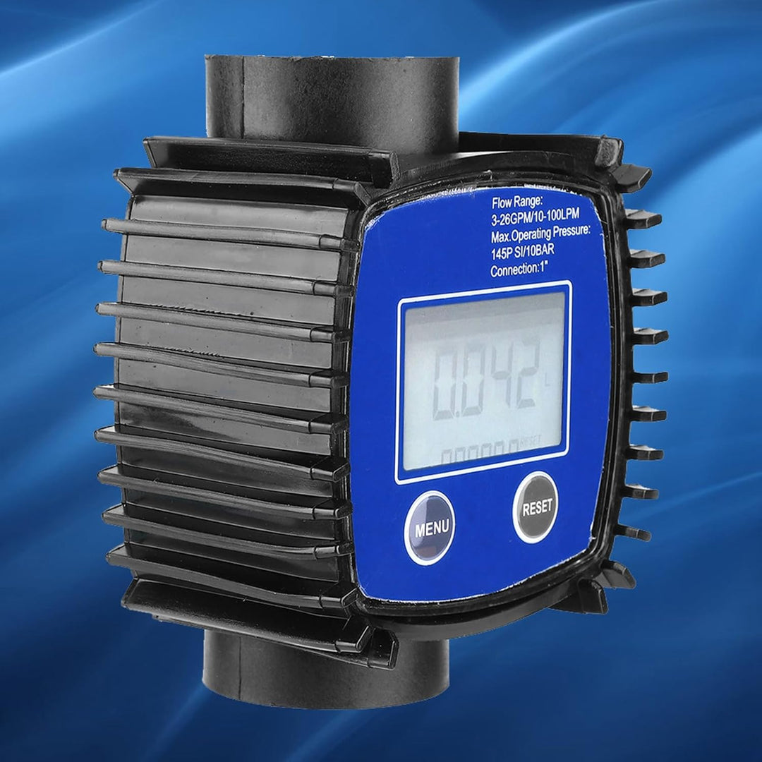 Durchflussmesser mit digitaler Anzeige, hochgenauer Aussengewinde-Durchflussmesser Diesel-Durchfluss
