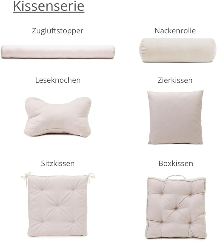 liebling Marco Zugluftrolle, Zugluftstopper, aus 100% Polyester, 210g HCS - Faserkugeln, 10 x 90 cm,