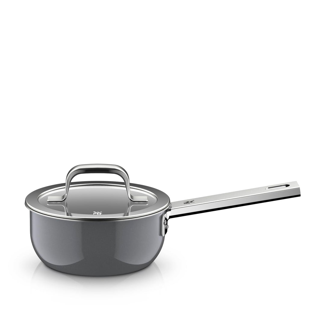 WMF Fusiontec Mineral Pro, Stielkasserolle mit Deckel, 16 cm, langlebiges, kratzfestes Material, kle