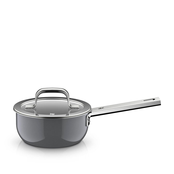 WMF Fusiontec Mineral Pro, Stielkasserolle mit Deckel, 16 cm, langlebiges, kratzfestes Material, kle
