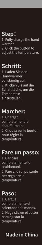 Handwärmer elektrisch,Split 2er-Pack Wiederaufladbar Handwärmer Tragbare Taschenwärmer, 3 Heizmodi T
