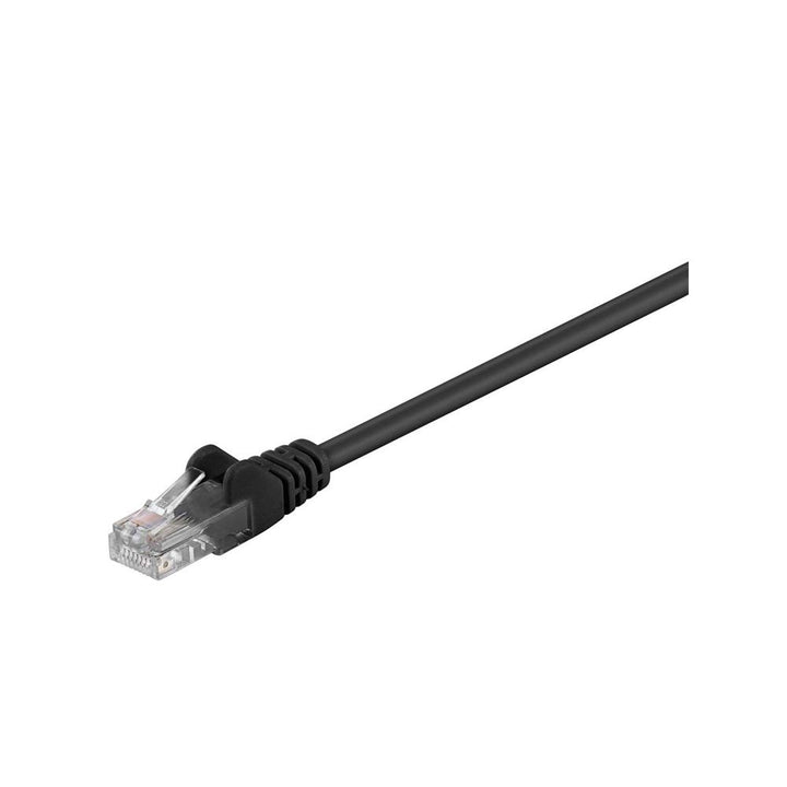 Goobay 68652 CAT 5e Patchkabel, U/UTP, Schwarz