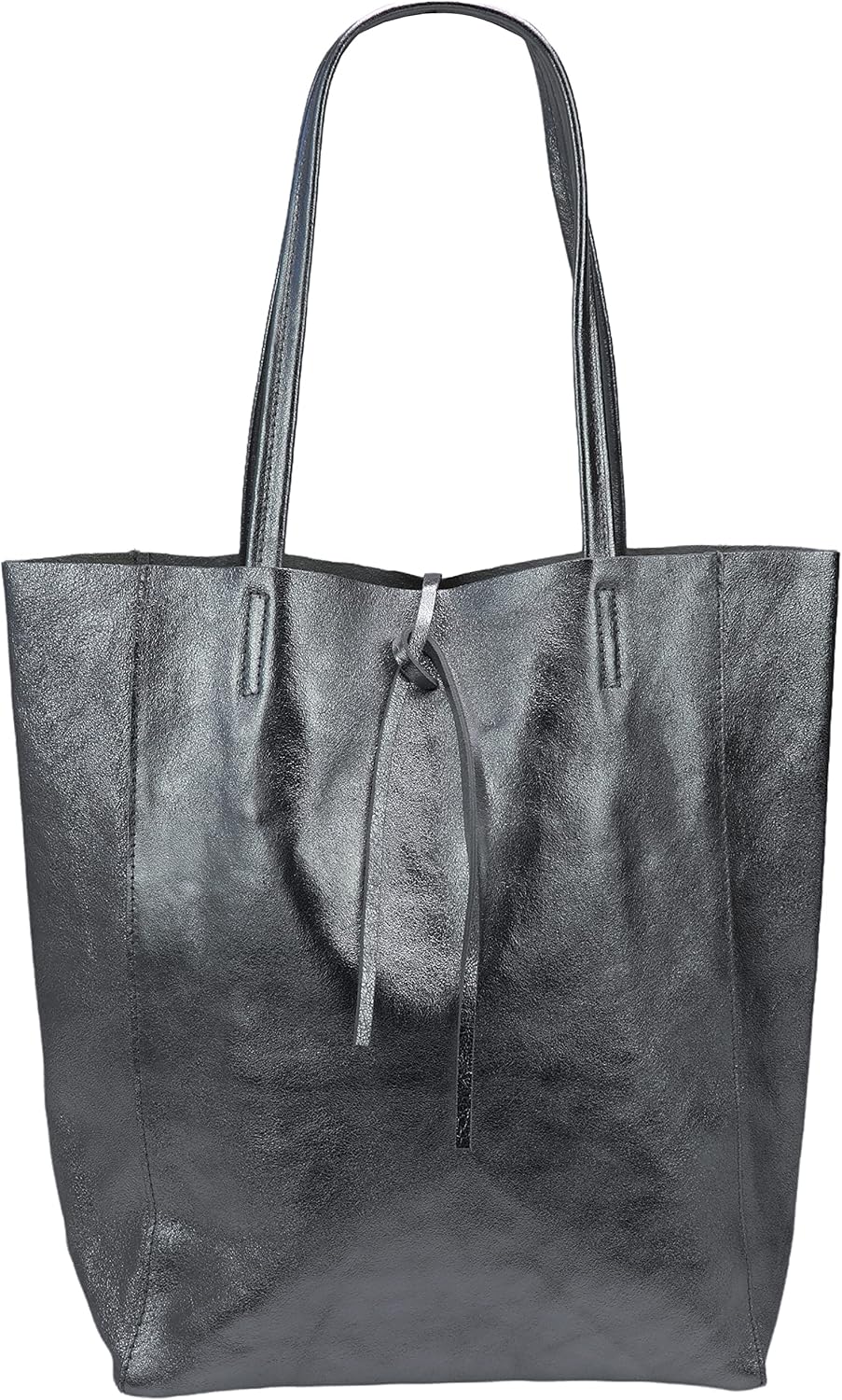 SH Leder ® Damen Echt Rindleder Shopper mit Innentasche in vielen Farben Schultertasche Henkeltasche