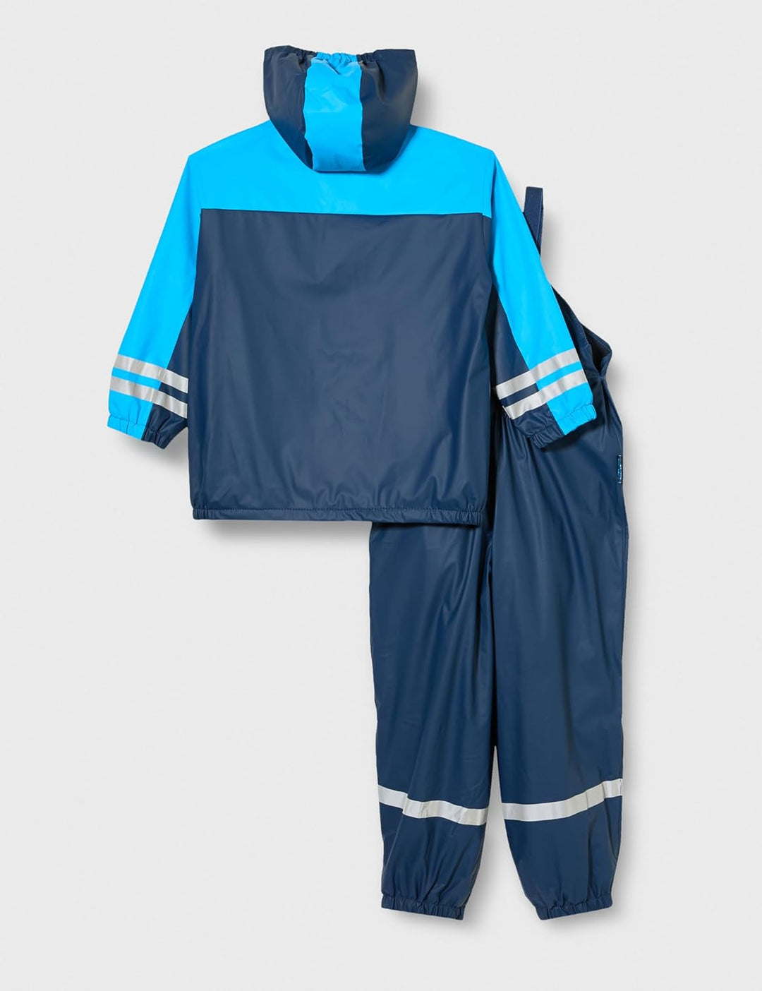 Playshoes Unisex Kinder Regen-Anzug mit Fleece-Futter Warmer Wasserdichter Matschanzug Regenbekleidu