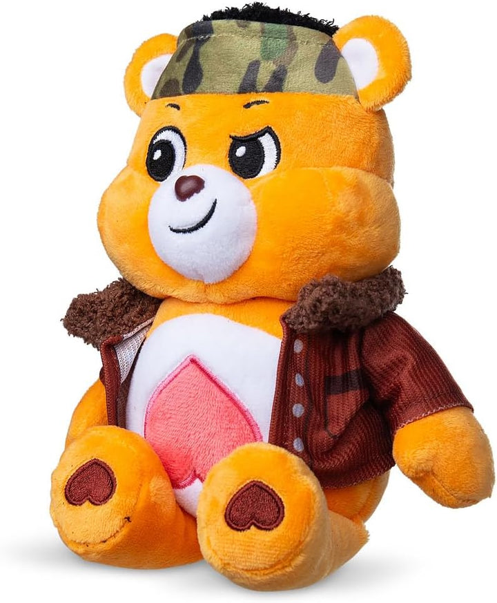 Basic Fun Care Bears x Stranger Things Tenderheart Bear als Lucas – 22 cm Fun Size Plüsch – Limitier