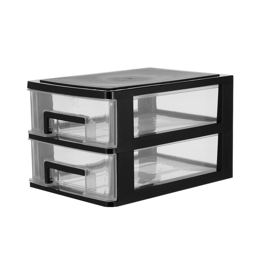 BESPORTBLE Doppelschicht Lagerregal Organizer Möbel Schrank Lagerschrank Kunststoff Schublade Typ Mu