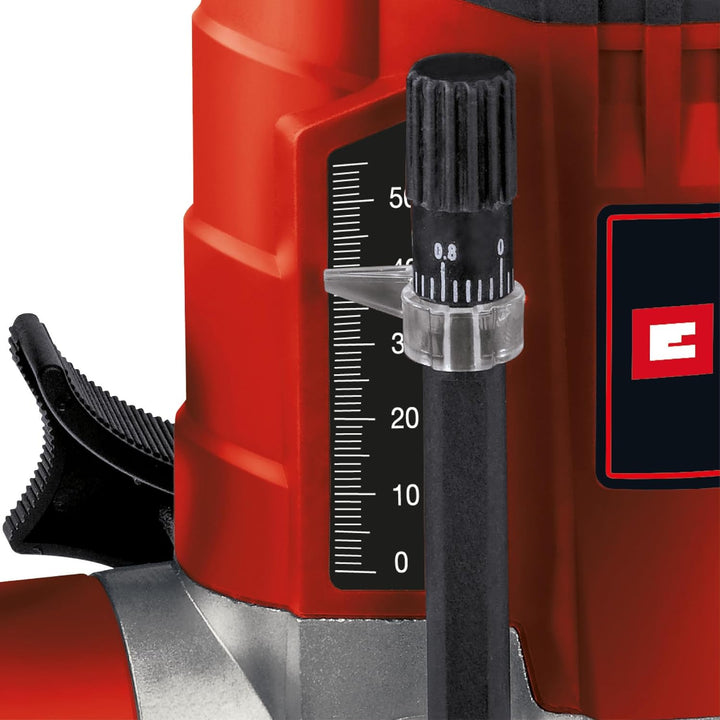 Einhell Oberfräse TC-RO 1155 Kit (1100 Watt, Ø 6 und 8 mm, Drehzahlregulierung, Parallelanschlag, Ab