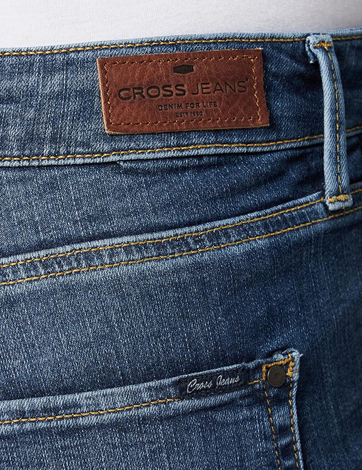 Cross Jeans Damen Giselle Skinny Jeans, Blau (Dark Blue 081), W26 (Herstellergrösse: 26)