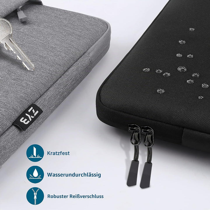 ZYB 13 Zoll Laptop Hülle, Laptop Tasche 13 Zoll für 2022-2024 2025 MacBook Air 13.6 Zoll M4 M3 M2, 2