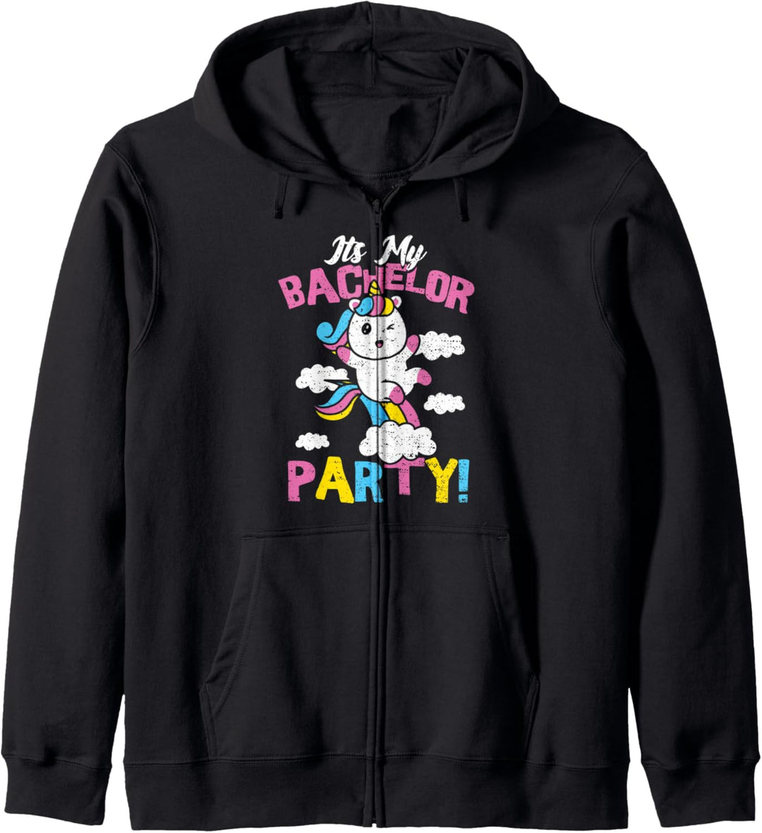 Einhorn: Its My Bachelor Party - Ehe Sprüche Kapuzenjacke