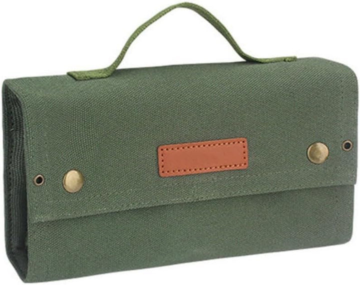 ACEXIER Outdoor Camping Tragbare Picknick Grill Gewürz Flasche Aufbewahrungstasche (Green) Grün, Grü