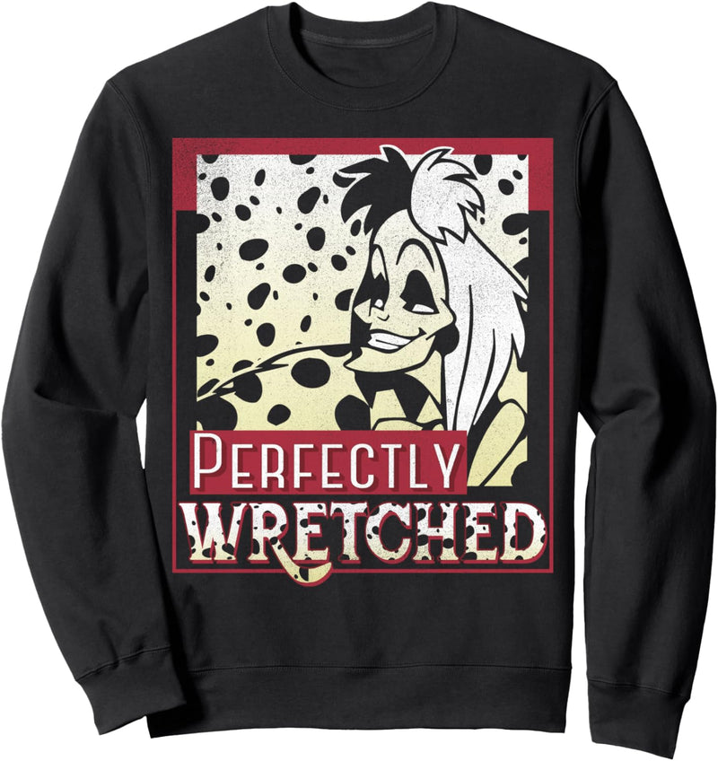 Disney 101 Dalmatians Cruella De Vil Perfectly Wretched Sweatshirt