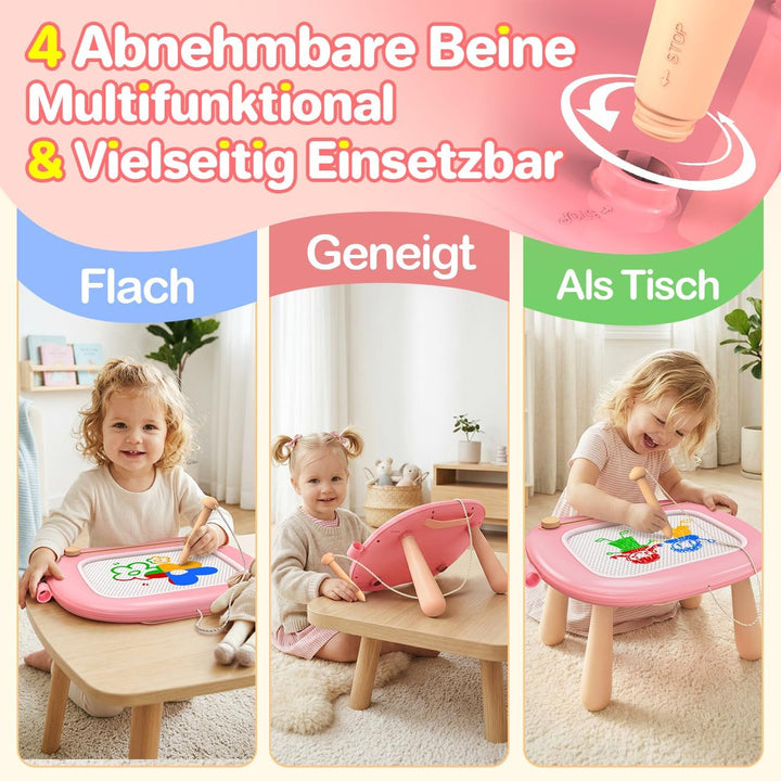 Magnetische Zaubertafel Spielzeug für Mädchen ab 1 2 3 Jahre