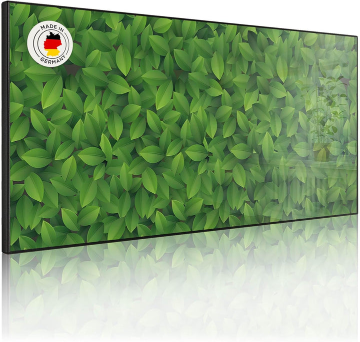 banjado Magnettafel schwarz 78 x 37cm / Magnetwand Metall/Magnetpinnwand als Memoboard/Pinnwand Magn
