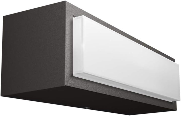 Philips 1735493P3 A++, myGarden LED Wandaussenleuchte Stratosphere 4000K, 500 lm, Aluminium, 4.5 W,