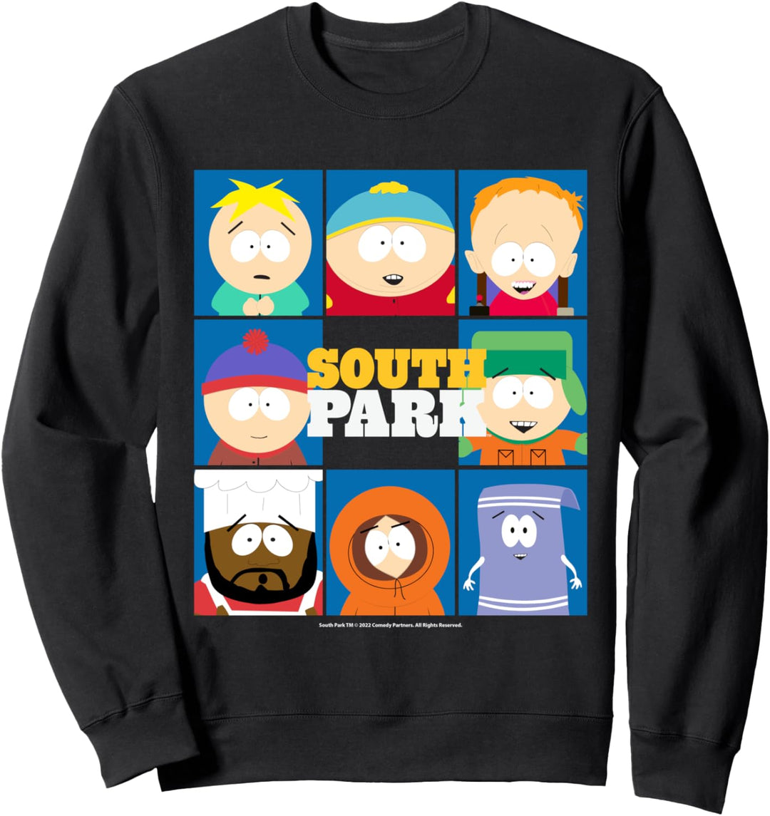 South Park Cast Gerahmt zusammen Sweatshirt