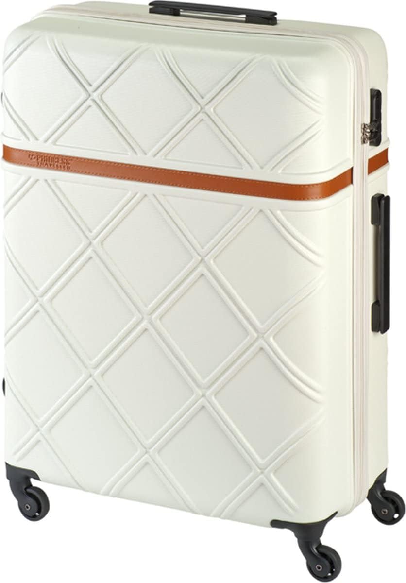 Princess Traveller Whistler, Reisekoffer, Weiss, Gross, Stilvoller Koffer, Robustes ABS-Material, Kr