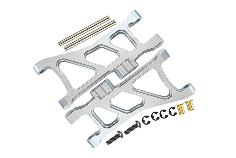 GPM for Tamiya TT02B Tuning Teile Aluminium Rear Lower Arm - 1Pr Silver