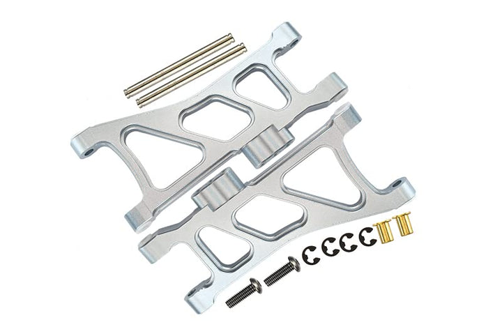 GPM for Tamiya TT02B Tuning Teile Aluminium Rear Lower Arm - 1Pr Silver